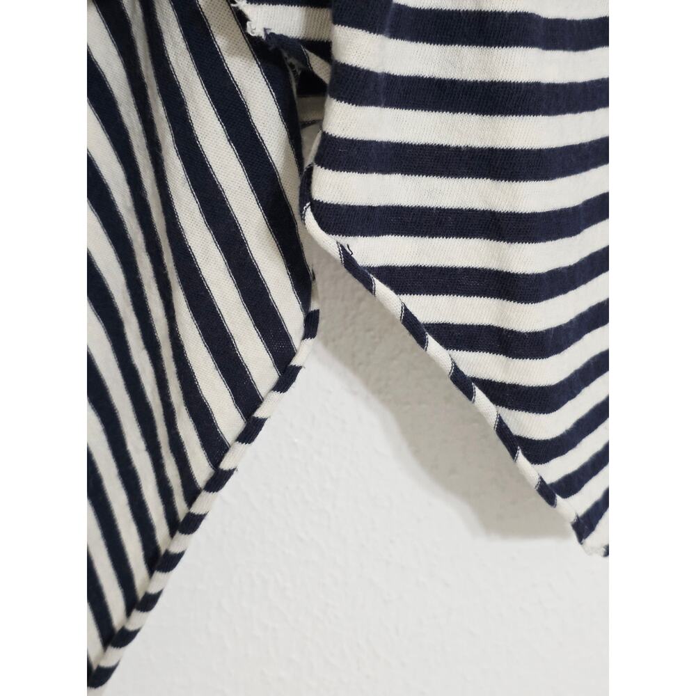 Free People We the Free Angel Striped T-Shirt Navy White Size Small - Picture 8 of 9